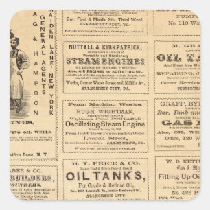 Sticker Carré Annonces