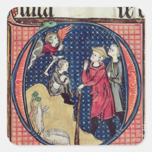 Sticker Carré Annonciation aux bergers