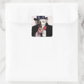 Sticker Carré Anonymous veut VOUS (Sac)