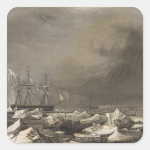 Sticker Carré Antarctique 3