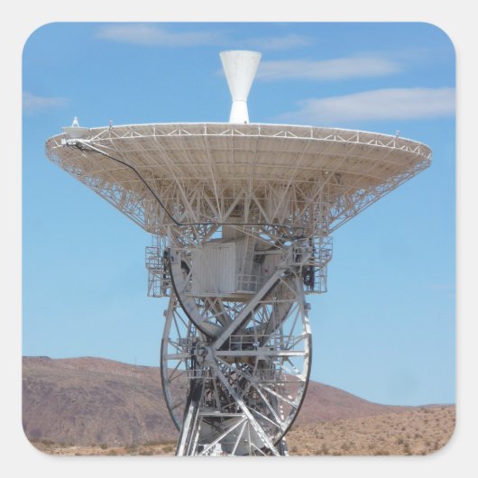 Sticker Carré Antenne Apollo Deep Space Disc (Devant)