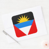 Sticker Carré Antigua-et-Barbuda (Enveloppe)