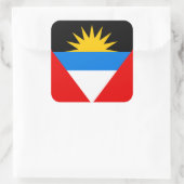 Sticker Carré Antigua-et-Barbuda (Sac)