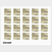 Sticker Carré Antilles 23 (Feuille)