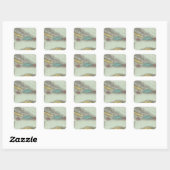 Sticker Carré Antilles 8 (Feuille)