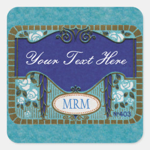 Sticker Carré Antique Français Lavender Soap Blair