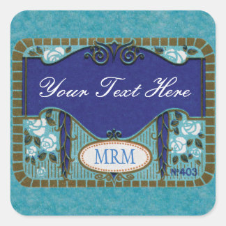 Sticker Carré Antique Français Lavender Soap Blair