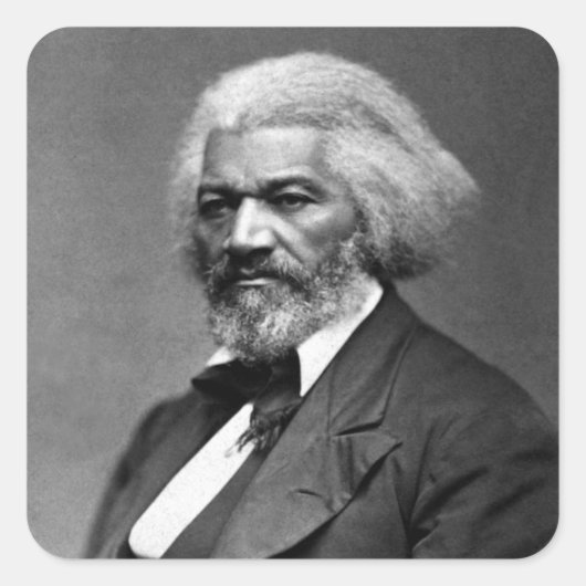 Sticker Carré Antique Frederick Douglass Portrait (Devant)