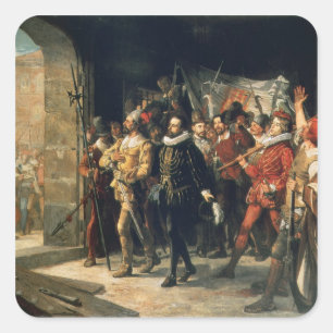 Sticker Carré Antonio Perez libéré de prison par