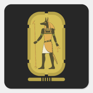 Sticker Carré Anubis