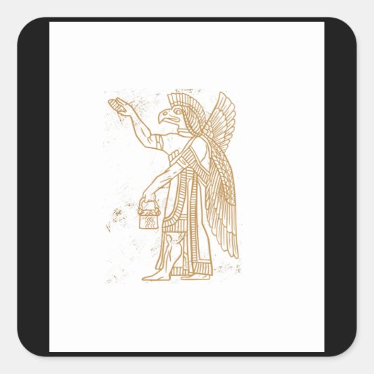 Sticker Carré Anunnaki (Devant)
