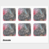 Sticker Carré Anxiété (Feuille)
