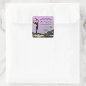 Sticker Carré *~* AP24 Déesse Arc-en-ciel Intention Ombre Spell (Sac)