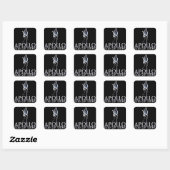 Sticker Carré Apollo (Feuille)