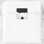 Sticker Carré Apollo 17 panorama assemblé 2 (Sac)