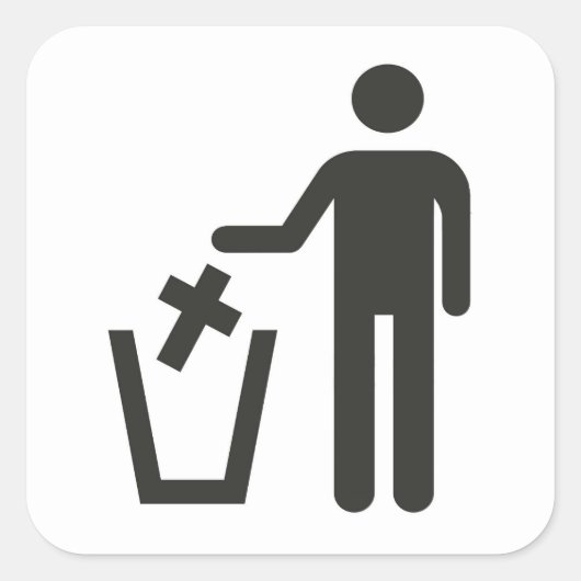 Sticker Carré Apostasy (Devant)