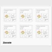 Sticker Carré Apothecary Rooibos Herbal Tea  Label (Feuille)