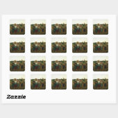 Sticker Carré Appel dans les Gleaners, 1859 (Feuille)