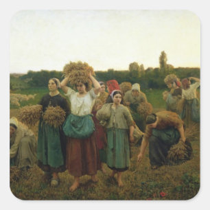 Sticker Carré Appel dans les Gleaners, 1859