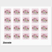 Sticker Carré Apple Blossom Time (Feuille)
