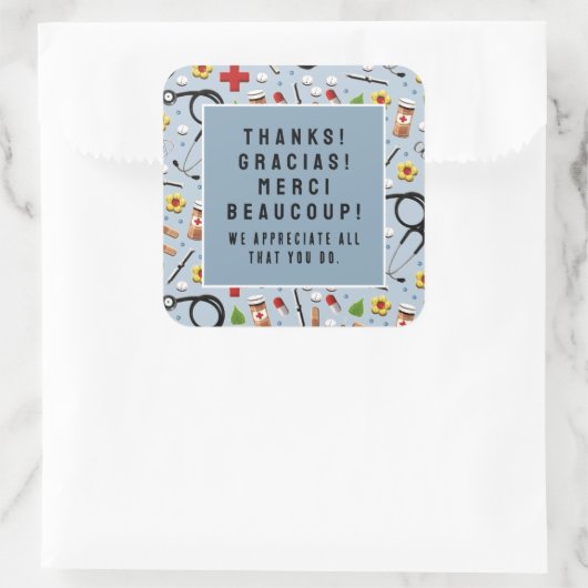 Sticker Carré Appréciation des infirmières (Sac)