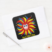 Sticker Carré April Fool's Day des farces (Enveloppe)