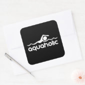 Sticker Carré Aquaholic (Enveloppe)