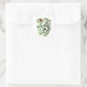 Sticker Carré Aquarell Styrie Armoiries Panther Autriche (Sac)