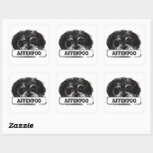 Sticker Carré Aquarelle (Feuille)