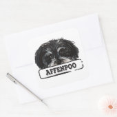 Sticker Carré Aquarelle (Enveloppe)