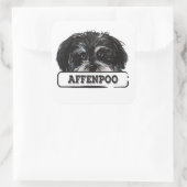 Sticker Carré Aquarelle (Sac)