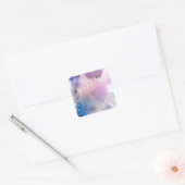 Sticker Carré Aquarelle (Enveloppe)