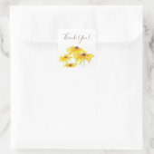 Sticker Carré Aquarelle et stylo noir Susan (Sac)