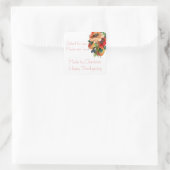 Sticker Carré Aquarelle fraîche cuite (Sac)