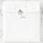 Sticker Carré Aquarelle Mistletoe (Sac)