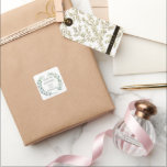 Sticker Carré Aquarelle olive feuille Mariage Merci Favoriser<br><div class="desc">Rustic Elegant aquarelle mariage botanique merci stickers avec message de remerciement. Ces autocollants de remerciement mariages sont la façon parfaite de personnaliser vos faveurs de mariage. Ajoutez vos noms de mariée et de mariée et la date du mariage et vous pouvez modifier le texte du Merci.</div>