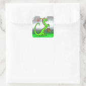 Sticker Carré Aquarius/Dragon (Sac)