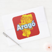Sticker Carré Aragon (Enveloppe)