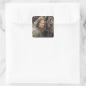 Sticker Carré Aragorn avec cheval (Sac)