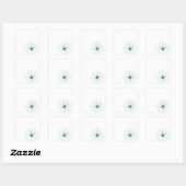 Sticker Carré Araignée (Feuille)