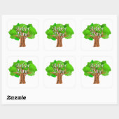 Sticker Carré Arbour Jour Arbor (Feuille)