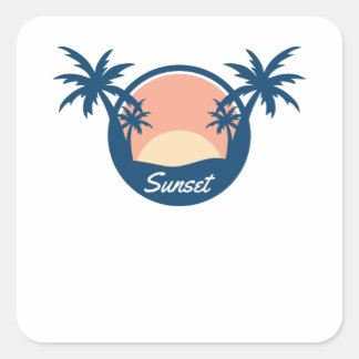 Sticker Carré Arbre à coucher