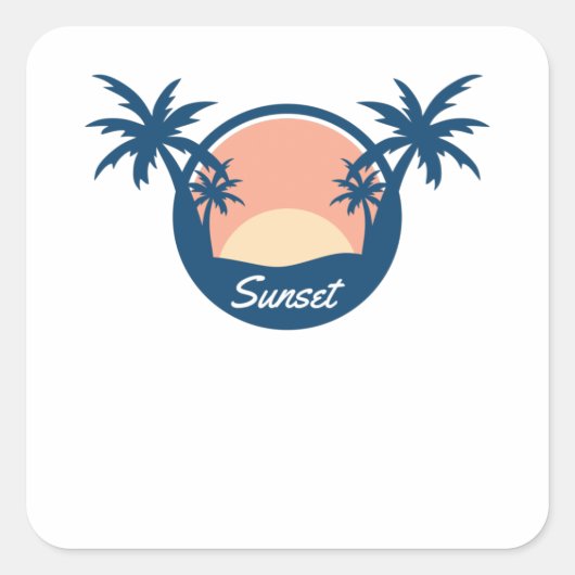 Sticker Carré Arbre à coucher (Devant)