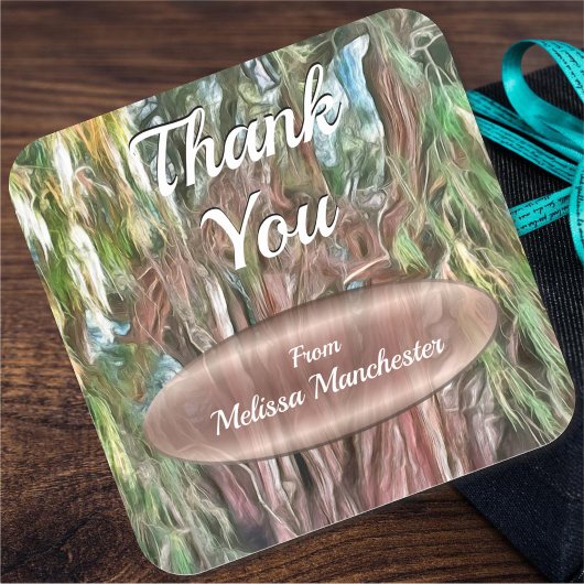 Sticker Carré Arbre de Tule Merci Oaxaca OAX1