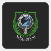 Sticker Carré Arbuthnott Scottish Clan Crest (Devant)