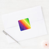 Sticker Carré Arc-en-ciel (Enveloppe)