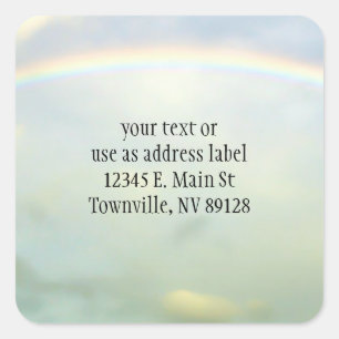 Sticker Carré Arc-en-ciel complet