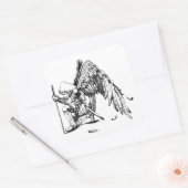 Sticker Carré ArchAngel guerrier (Enveloppe)