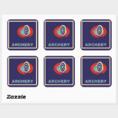 STICKER CARRÉ ARCHÈRE (Feuille)