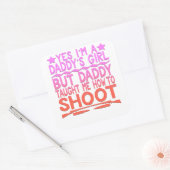 Sticker Carré ARCHERY FUNNY TEE - Daddy's Girl (Enveloppe)